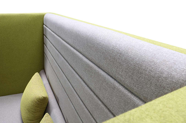 Sofa with simple lines